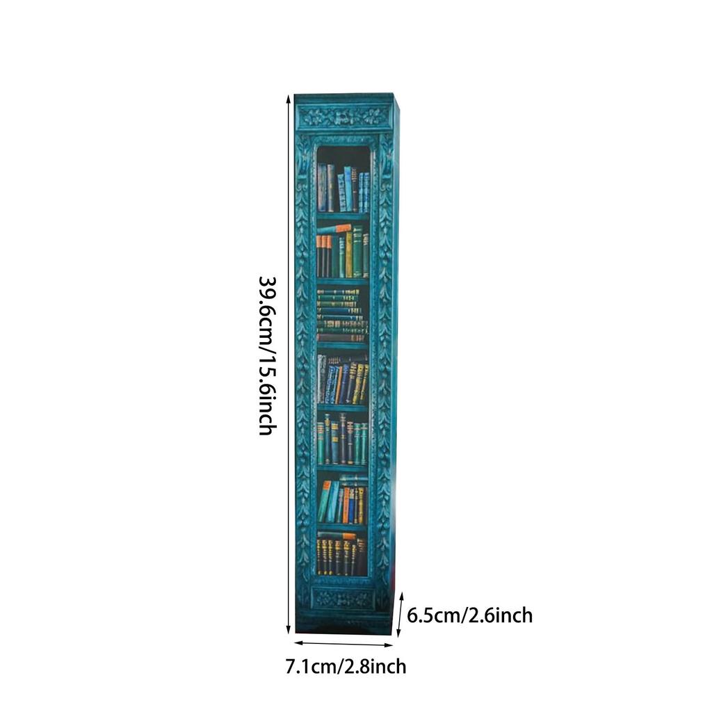 Cute Mini Book Nook Kit Miniature House Decoration Book Shelf Insert Model Novelty Desktop Ornament Birthday Party Gift