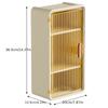 Bathroom storage box toilet for face wash paper storage waterproof bathroom small wall cabinet artifact