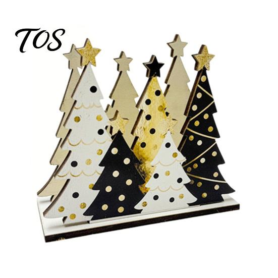 Bauernhaus Schreibtisch Taschentuchhalter Weihnachtsbaum Serviette für Tische, Rustikales Holz Cocktail Feiertags Küchenzubehör Spender, Stehend Theke,