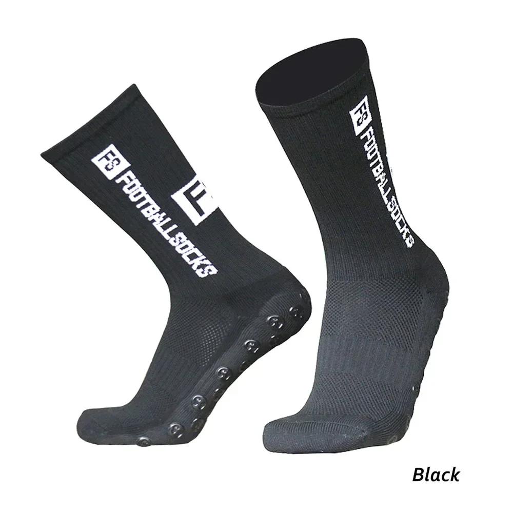 1Pair Football Socks Soccer Non-slip Crew Socks Outdoor American Football Breathable Silicone Athletic Socks Men Women