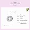 BAMOER Genuine 925 Sterling Silver Shiny CZ Paved Round Charm Heart Star Shape Bead for Original Bracelet