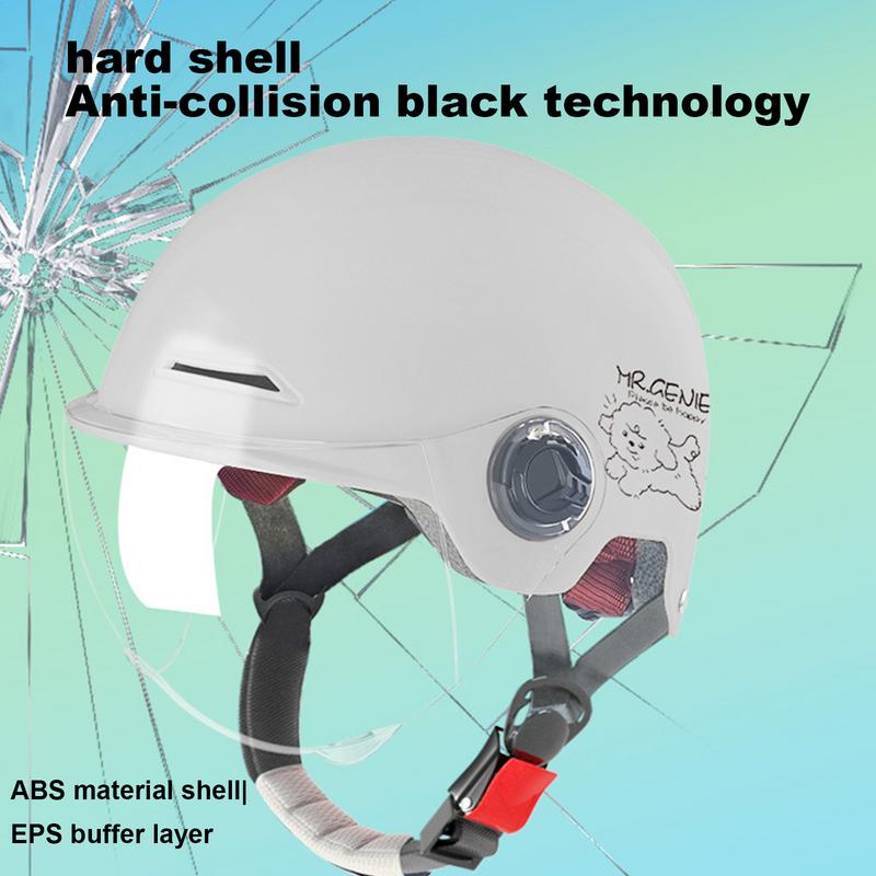 Motosiklet Kaskı Erkekler Kadınlar Için Klasik Retro Scooter Yarım Kask Ultralight Bisiklet Kask MTB Bisiklet Bisiklet Motosiklet Kask