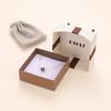 [KOAI] Black Pearl Pendant Birthstone Black Pearl Necklace for Women