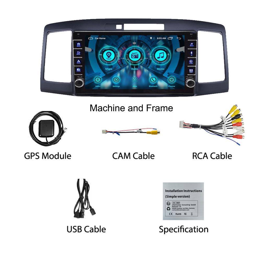 2 Din Android Auto Radio Player Video Multimedia pentru Toyota Allion Premio T240 2001-2007 Cu Buton Buton WiFi 1+16GB