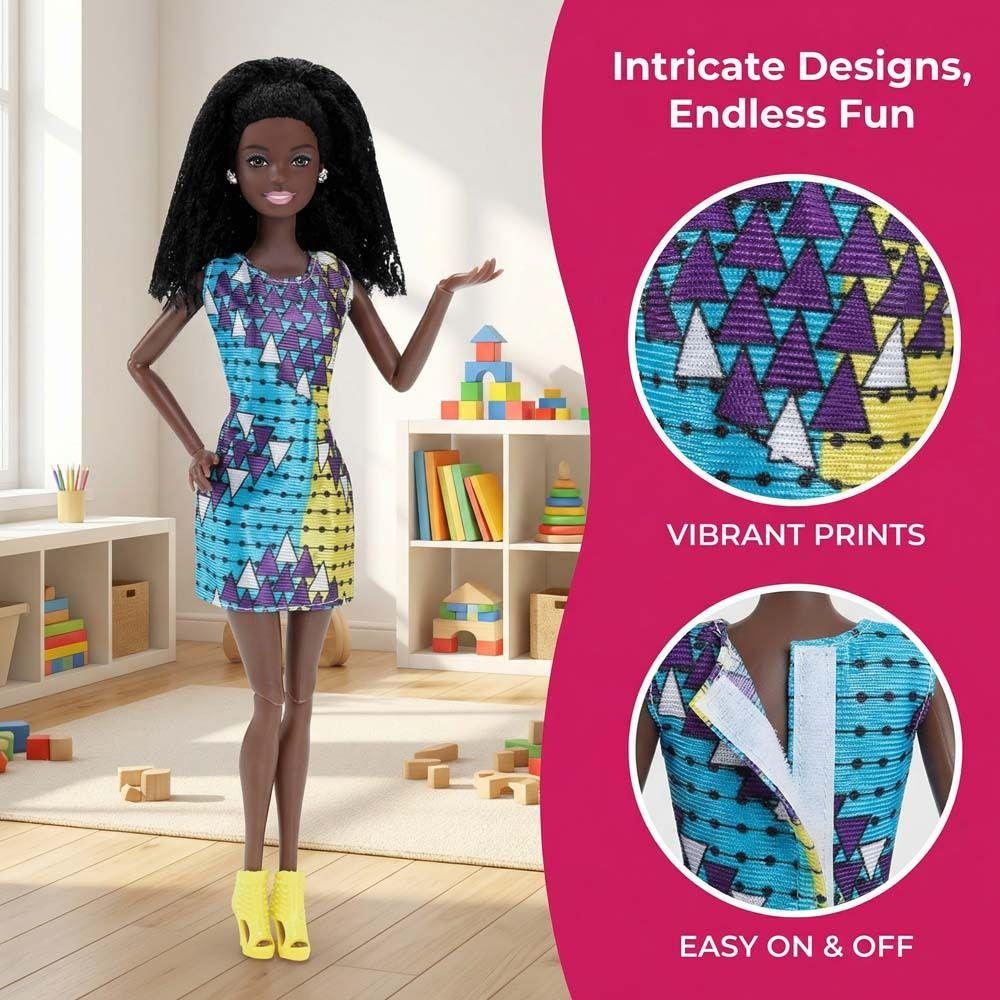 Black Skin African Girl Princess Doll Brown Hair Black Princess Doll Kids Toys
