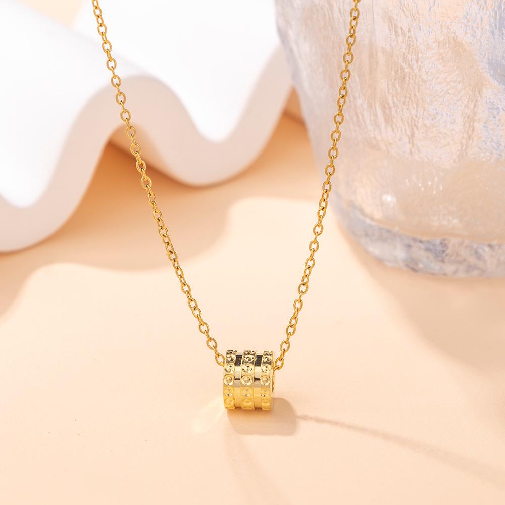 Корейское ожерелье-подвеска на тонкую талию - Женская роскошная титановая сталь, цепочка для ключиц