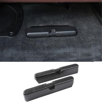 2Pcs/Set Car Seat AC Heat Floor Air Conditioner Duct Vent Outlet Grille Cover Fit For BMW 3 Series G20 G28 -2022
