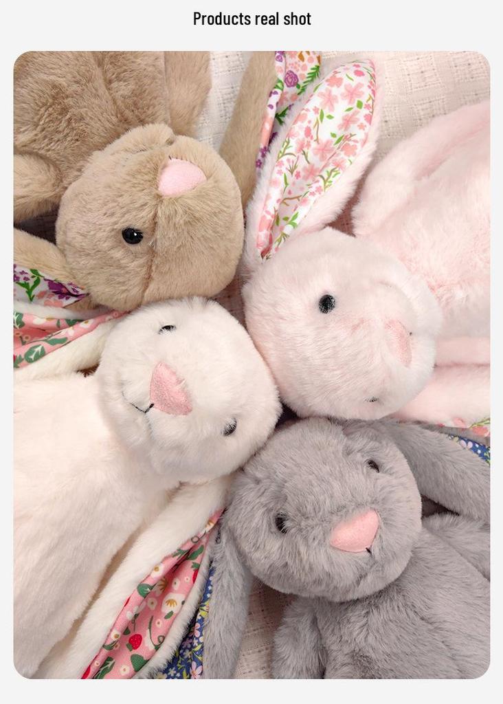 Jellycat UK Floral Bonny Bunny Plush Toy - Star Rabbit Doll, Perfect Easter Children's Gift