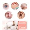 60 ks/krabičky Jednorázové oboustranné vatové tyčinky Tyčinky na čištění uší Čištění Zdravotní péče Čištění Make-upové nástroje Krása Make-up