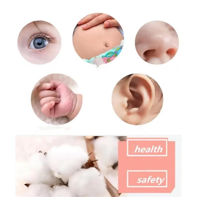 60 ks/krabičky Jednorázové oboustranné vatové tyčinky Tyčinky na čištění uší Čištění Zdravotní péče Čištění Make-upové nástroje Krása Make-up