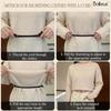 2Pcs Adjustable Top Tuck Band, No-Slip Elastic Crop Top Band for Women, Shirt & Hoodie Hack for Parties & Daily Wear