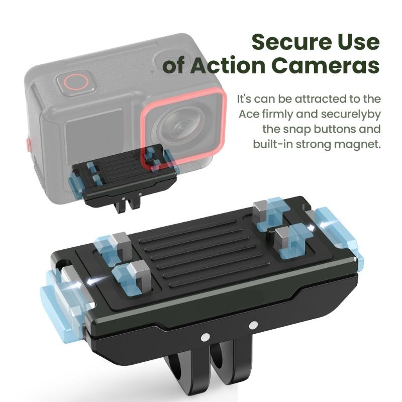 Metal Magnetic Quick Release Mount for X5 Protective Frame Case Metal Adapter for Action Camera Accessories