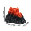 Natural Style Volcano Oxygen Pump Decor Resin Fish Tank Air Pump Volcano  Mini Aquarium