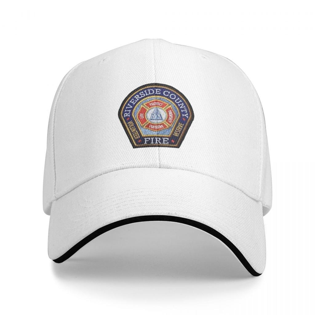 Riverside County California Fire Department Reserve Volunteer Baseball Caps Snapback Fashion Baseball Hats Breathable Unisex