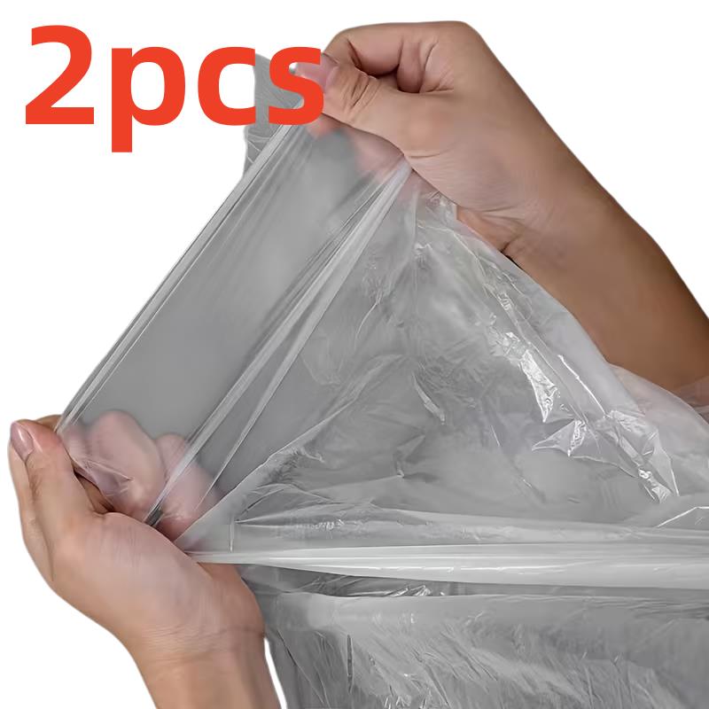 

2or6pcs Transparent Disposable Hair Dye Shawls, Oil-Coated, 100x100cm, Salon-Quality Coloring Wrap