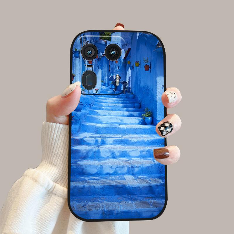 Cute Case For Moto Edge 50 Ultra Coque Edge50 Ultra Silicon Soft TPU Phone Cover For Motorola X50 Ultra 5G Protector Funda Bags