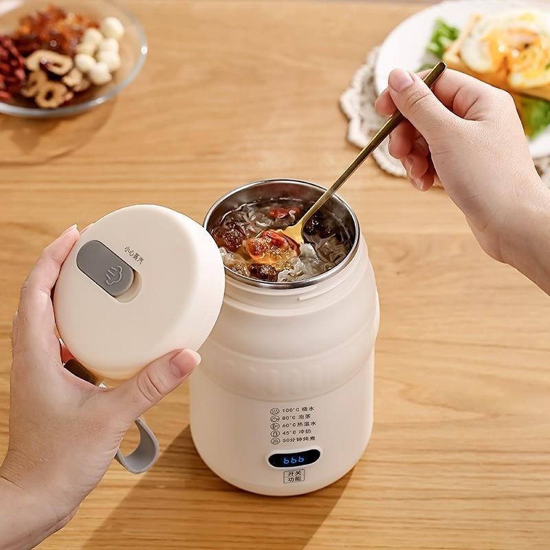 500ml Large Capacity Electric Water Boiling Cup Travel Portable Car Kettle Small Smart Heating Thermal Flask