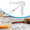 Hand Mixer Rechargable Kitchen Gadgets Cordless for Beating Whisking Light Green