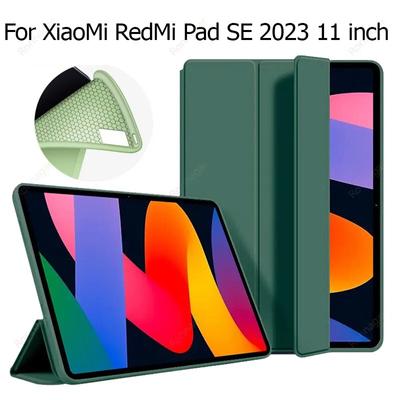 Silikonové kožené obaly na tablet pro Xiaomi Redmi Pad SE 11 2023 10.6 pro Xiaomi Mi Pad 5/6 Pro 11 Inch 5G Flip Case