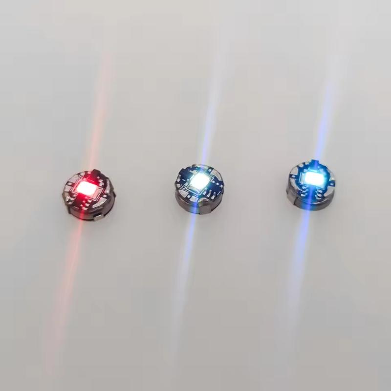 2Pcs Super Mini Magnetic Led Lamp Toys 11Mm *5.5Mm Diy Model Making General Model Plus Light With Batteries And 1Pc Magnet