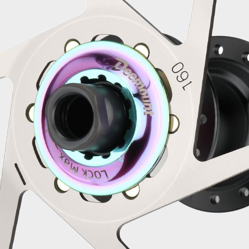44mm Fahrrad Center Lock zu 6-Loch Scheibenbremsadapter Fahrradnabe Rotor Umwandlung für Fahrrad Scheibenbremszubehör