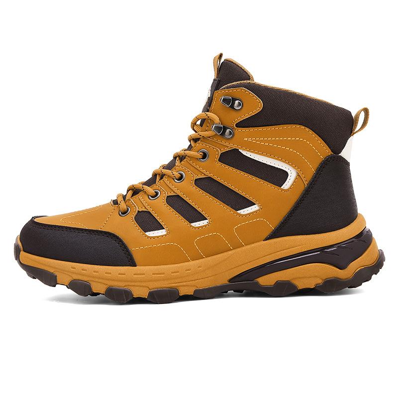 Large Size Winter Outdoor Hiking Shoes 46 Waterproof and Non-slip Labor Insurance Shoes Construction Site Work Leisure Travel Sports Shoes