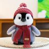 Children's Penguin Doll Companion - Cute Plush Toy & Soothing Gift with Scarf and Hat