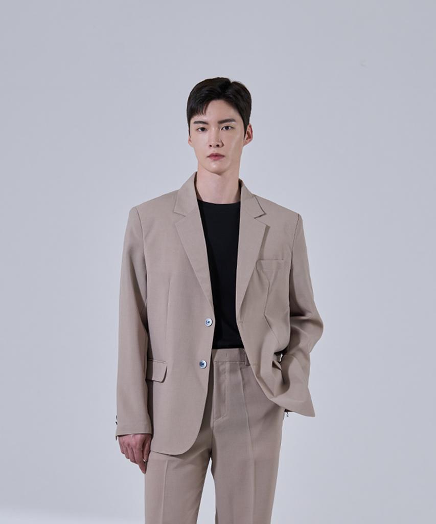 Hyoji [Summer] Customizable Regular Fit Suit Blazer (4 Colors)