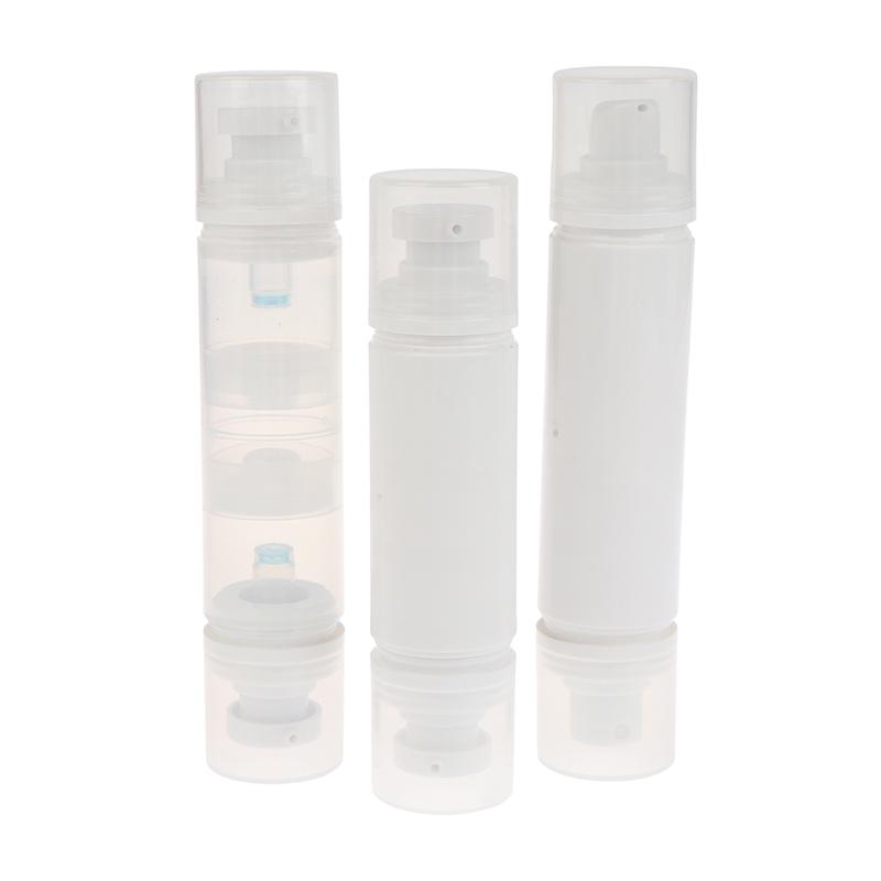 5Ml/10Ml Double Headed Vacuum Press Type Spray/Lotion Packaging Bottle Refillable Makeup Cosmetics For Cream Gel Container