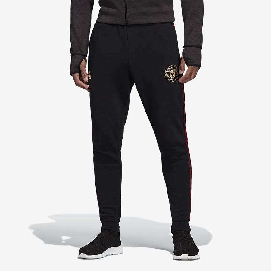 Adidas Manchester United Sweat Pants Men Bottoms Black DZ0457