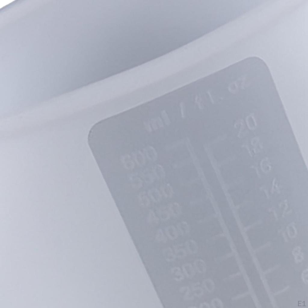 Clear Silicone Measuring Cup Mixing DIY Graduated with Scale for Epoxy Resin Liquids