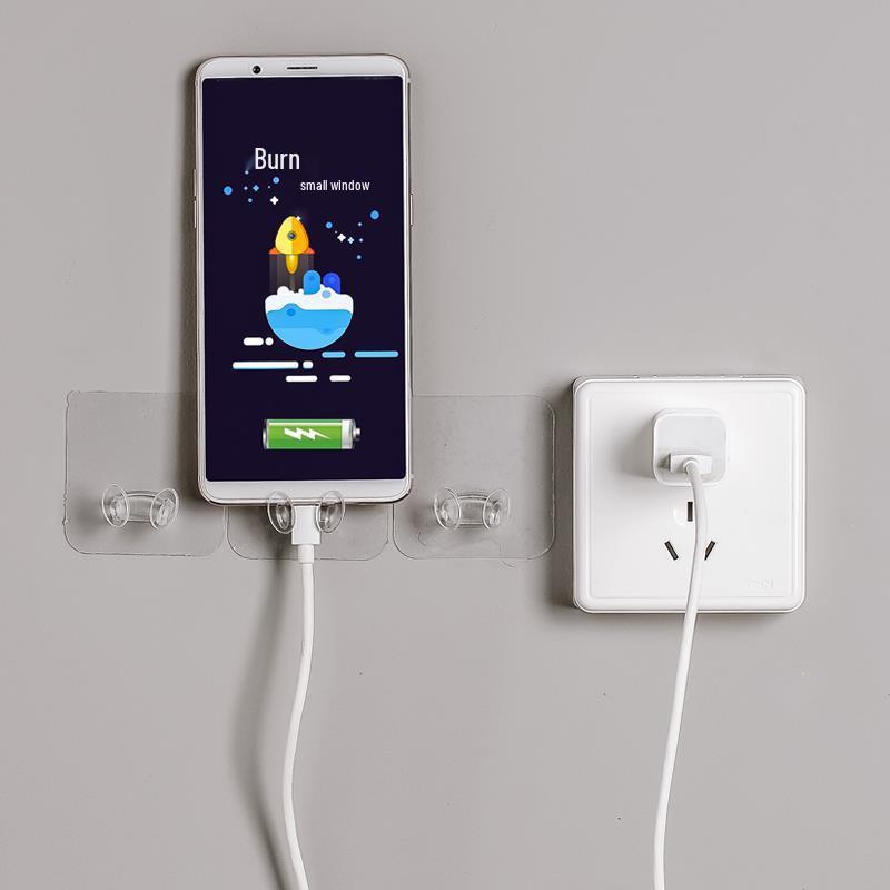Adhesive Traceless Hook for Appliance Wires and Socket Storage