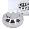Stainless Steel Ashtray Rustproof Exquisite Round Cigarette Ashtray for Household Hotel  