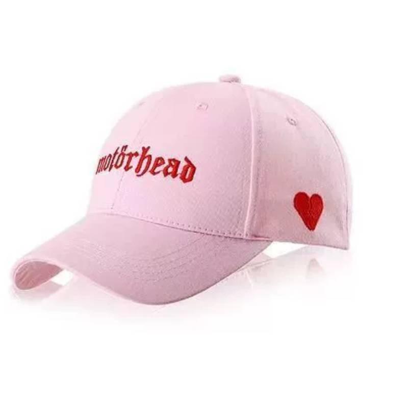 Embroidery Letter Motorhead Baseball Cap Women Peaked Caps Adjustable Hat Gift