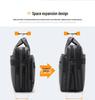 Waterproof Oxford Cloth Business Briefcase - Textured, Multi-layer, Large Capacity for 15.6-Inch Laptop