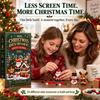 PICKNOW 1set Christmas Building Blocks Advent Calendar, 24 Days Countdown Brick Ornament Kit, Xmas Tree Hanging Decor Gift