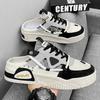 Fashion Men Casual Shoes Lightweight Half Slippers Slip-on Breathable Men Flat Sport Shoes Sneakers Comfortable Driving Loafers