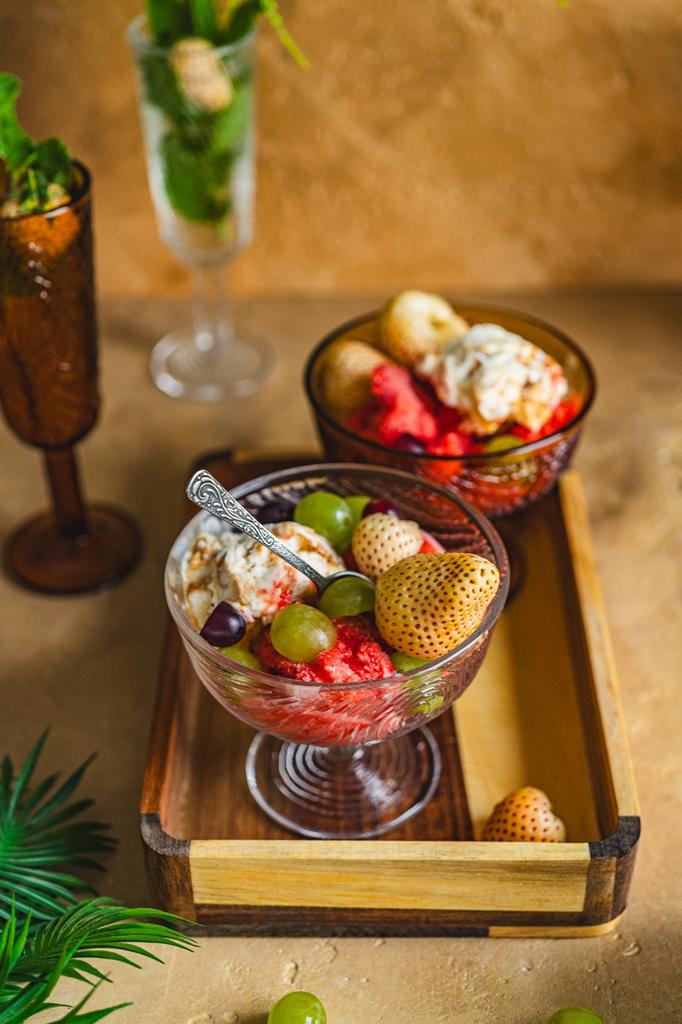 300ML GLASS CUP FOR ICE CREAM DESSERT SALAD BOWL FOR DESSERTS Glass CRYSTAL