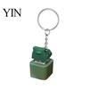 Fidget Toy With LED Light Duck Sound Button Keychain, Rechargeable Clicker with Real & Backpack Hanging Light, Funny Interactive Desk Stress