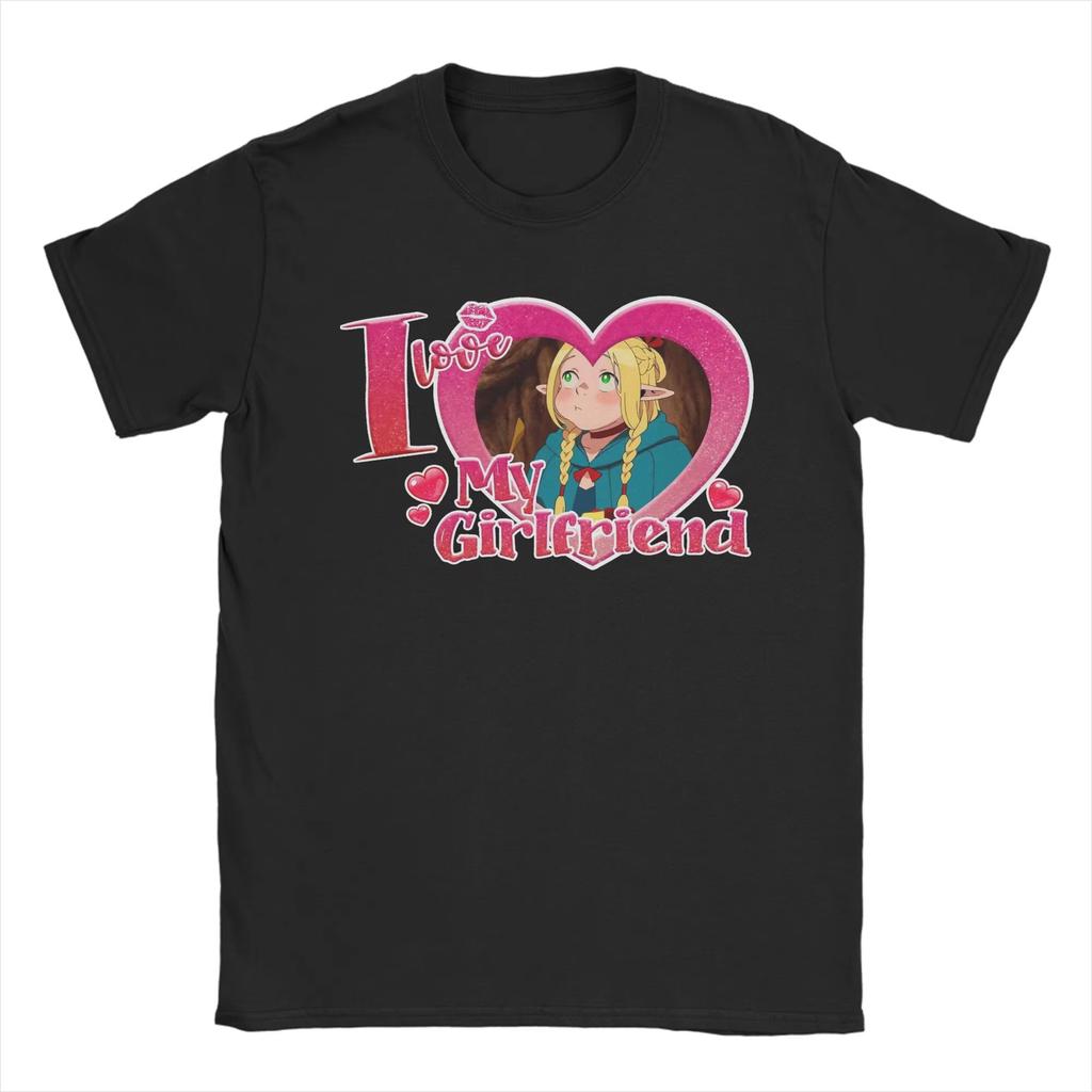 Delicious In Dungeon Anime T-Shirts Short Sleeve Vintage Tshirt Summer 100% Cotton Crewneck Oversized Top Tees Funny Clothes