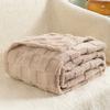Solid Color Throw Blanket for Bed, Comfortable Soft Quilt Blanket Huafu Blanket Large Bed Blankets,All Season Rustic Throw for Sofa Couch Chair