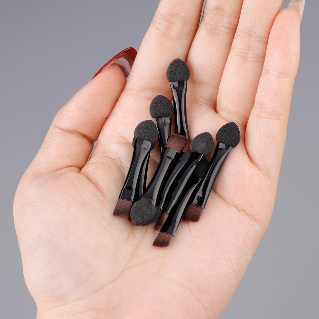 10 Pcs Small Makeup Brush Eyeshadow Applicator Double Sided Eyeshadow Brushes