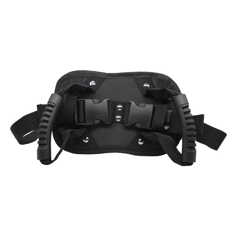Universal Motorcycle Safety Belt Non-slip Passenger Grab Handle Armrest Strap for Scooter ATV Rear Seat