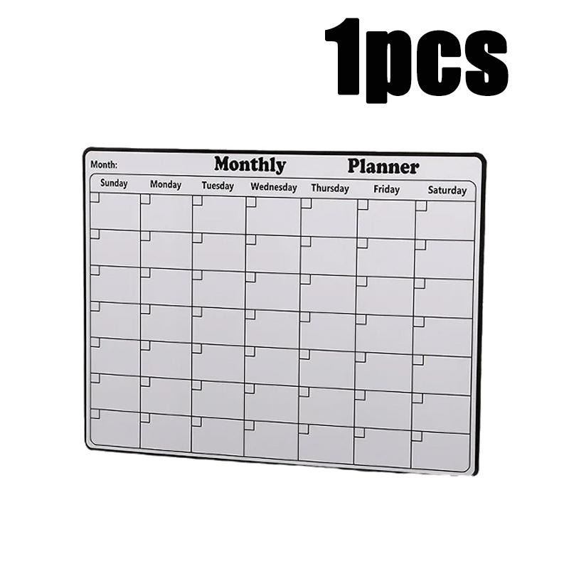 

1/2 шт. Магнитный календарь для холодильника, стираемый насухо, месячный планер, календарь-доска для записей, декор для кухни, холодильника, блокнот для заметок