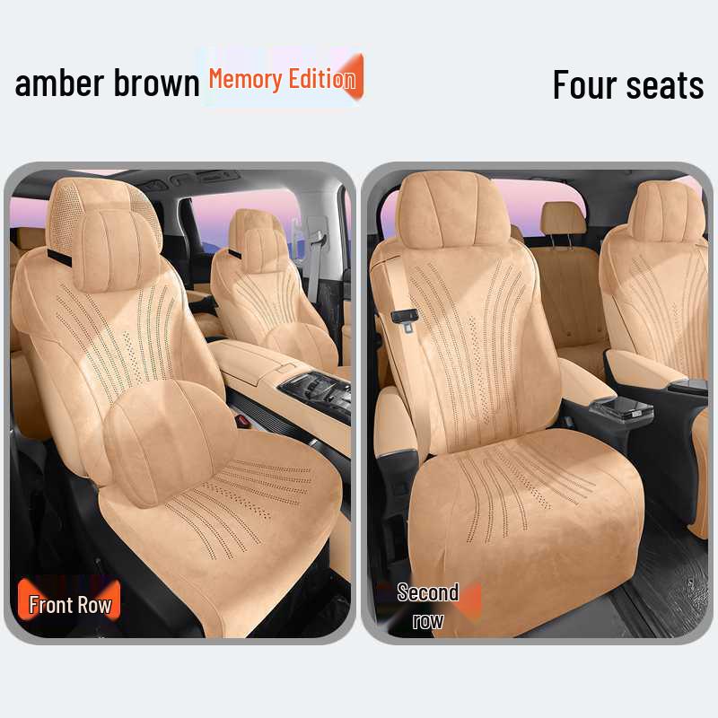 Universal All-Season Breathable Flocking Fabric Car Seat Cover for Denza D9 (202526)