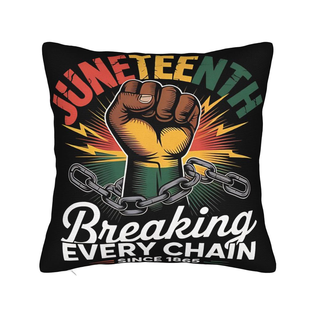 Juneteenth Day June Th African American Pride Pillow Cover Printing Cushion Cover Decoration Pillow Case Cover Bedroom