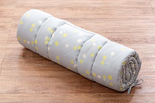 Gamaka Industrial Co., Ltd. Large, Long Floor Cushion with Antibacterial and Odor-Resistant Mimosa Pattern and Peach Skin. Perfect for Naps, All Year