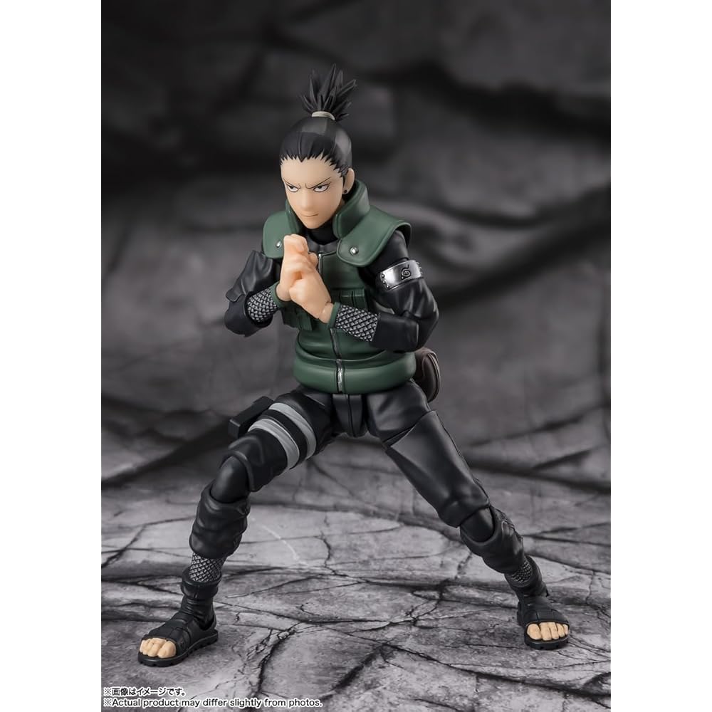 TAMASHII NATIONS S.H.Figuarts NARUTO Shippuden Shikamaru Nara -Das Gehirn, das vorausdenkt-Ungefähr 145 mm PVC & ABS Bemalte bewegliche Figur