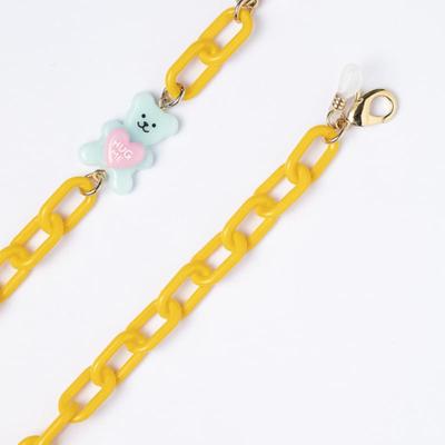 MYBOO MY Teddybär Maske + Brillen Kette - gelb