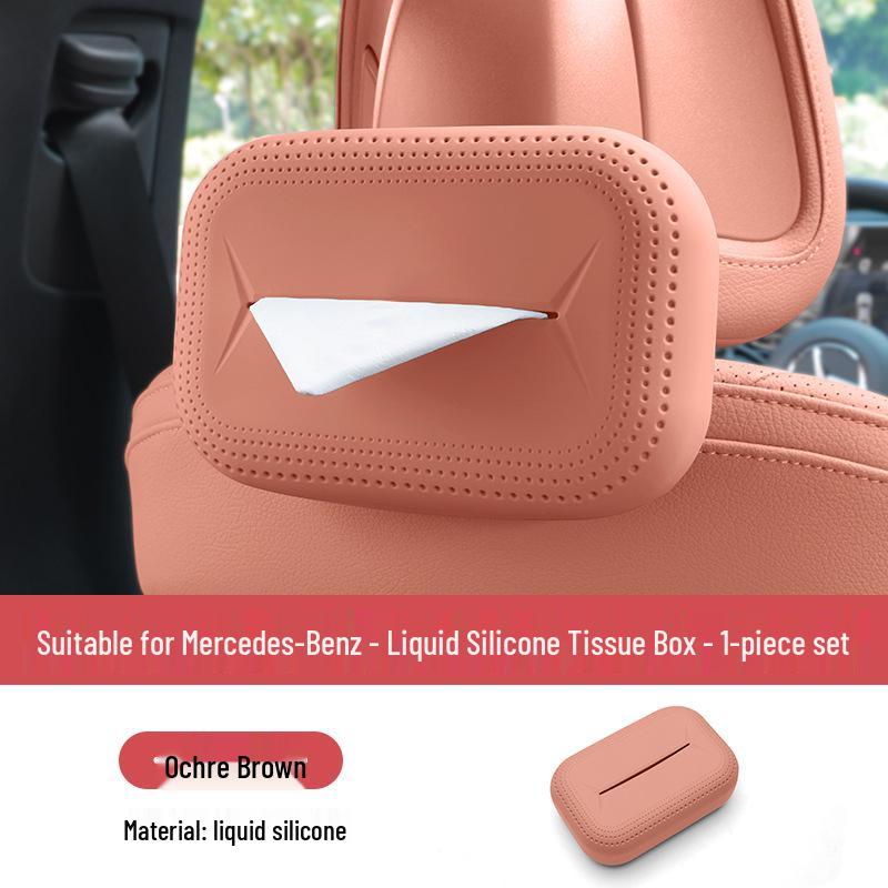 Mercedes-Benz E300L/E-Class/C-Class/GLC300L/C260L Car Tissue Box Holder for Interior Decoration